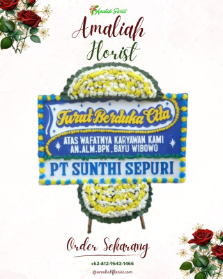 Papan Bunga Duka di Loloda Utara